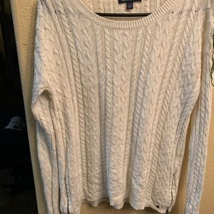 White sweater America Eagle